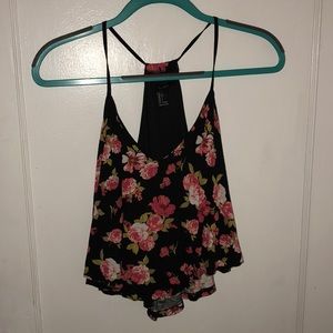 Floral Crop Tank